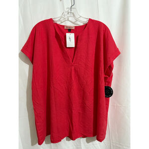 Women's EAST ADELINE Red Short Sleeve Tee 1X